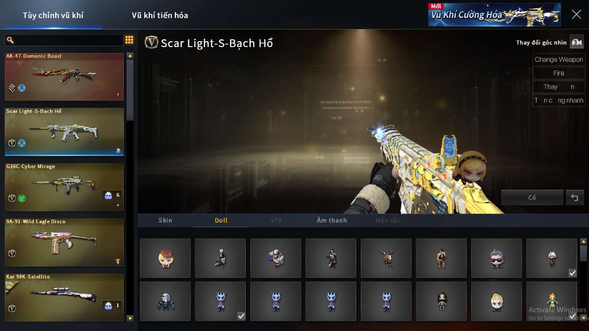 shop acc cf uy tin gia re
